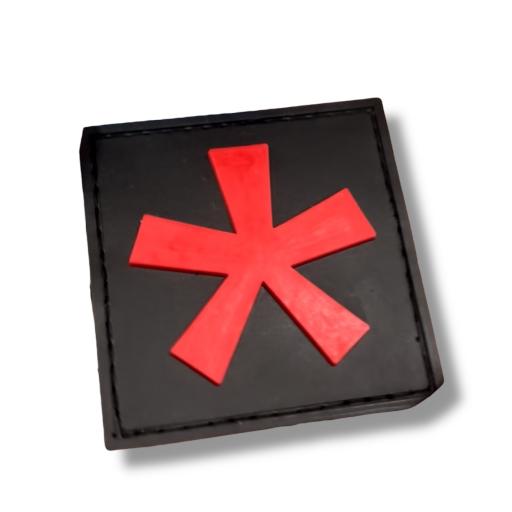 Two ARV PVC Star Patches. 5cm x 5cm. Sold in pairs